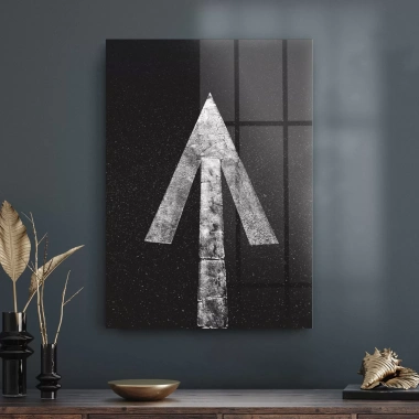 Decovetro Cam Tablo Road Arrow 50x70 cm