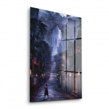 Decovetro Cam Tablo Samurai Street 30x40 cm