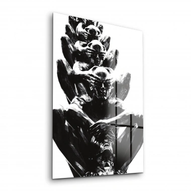 Decovetro Cam Tablo Soyut Desenli 30x40 cm