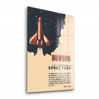 Decovetro Cam Tablo Space Adventure 30x40 cm