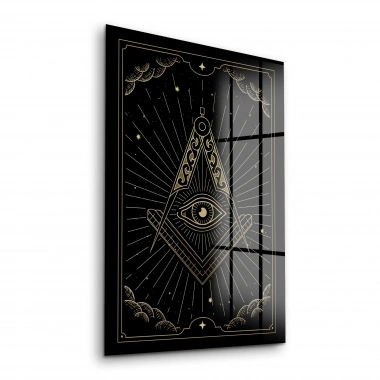 Decovetro Cam Tablo Spiritual Eye Dark 30x40 cm