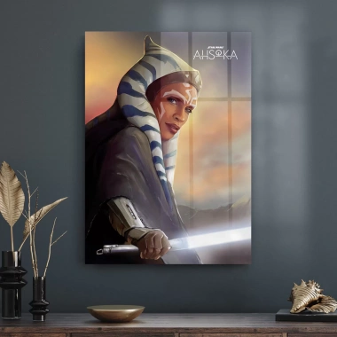 Decovetro Cam Tablo Star Wars Ahsoka 50x70 cm