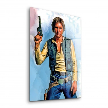 Decovetro Cam Tablo Star Wars Han Solo 30x40 cm