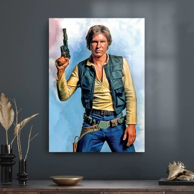 Decovetro Cam Tablo Star Wars Han Solo 50x70 cm