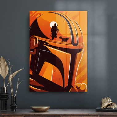 Decovetro Cam Tablo The Mandalorian Poster 70x100 cm