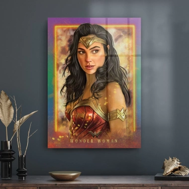 Decovetro Cam Tablo Wonder Woman 50x70 cm