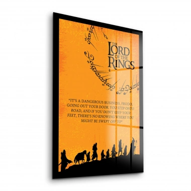 Decovetro Cam Tablo Yüzüklerin Efendisi Dangerous 30x40 cm