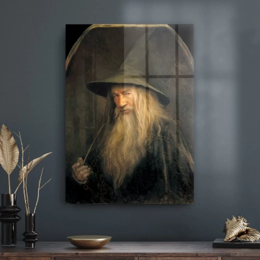 Decovetro Cam Tablo Yüzüklerin Efendisi Gandalf 50x70 cm