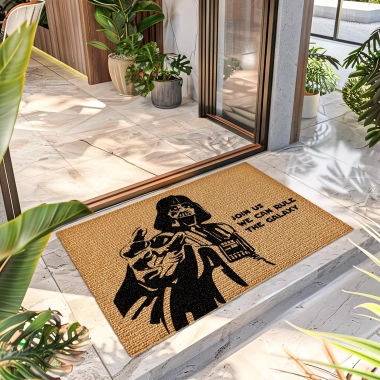 Decovetro Halı Paspas Star Wars Darth Vader Join Us Desenli 40 x 60 Cm