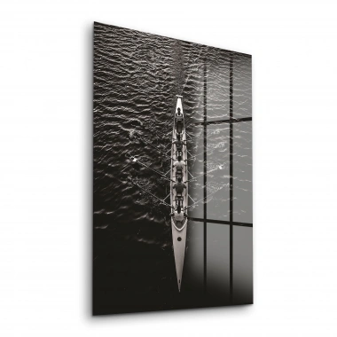 Decovetro Kürek Yarışı Cam Tablo 30x40 cm