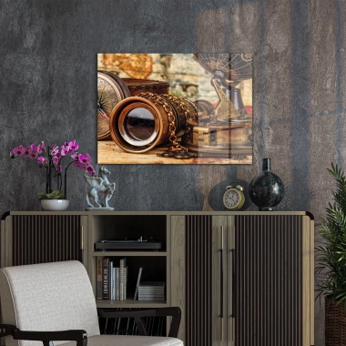 Decovetro Cam Tablo Old Map Style 50x70 cm