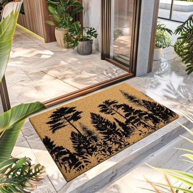 Decovetro Paspas Orman Desenli Kapı Önü Paspası40 x 60 Cm