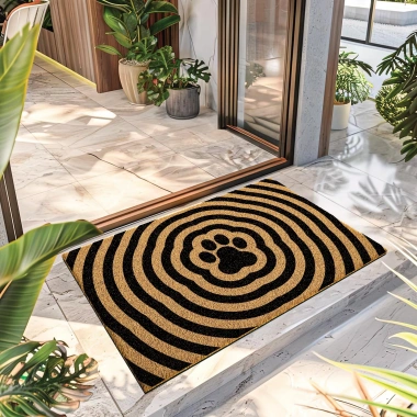 Decovetro Paspas Pati Desenli Kapı Önü Paspası 40 x 60 Cm