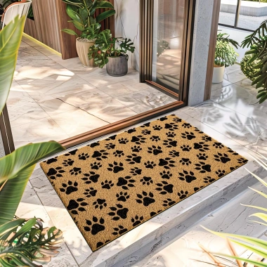 Decovetro Paspas Pati Desenli Kapı Önü Paspası 40 x 60 Cm