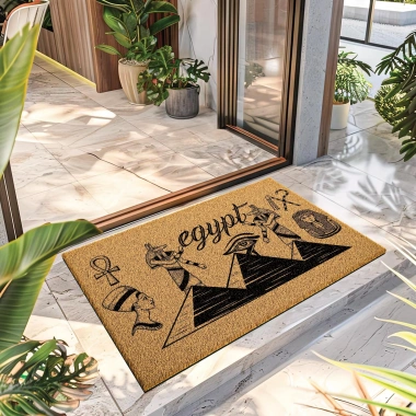 Decovetro Paspas Piramit Desenli Kapı Önü Paspası40 x 60 Cm