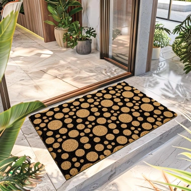Decovetro Paspas Puantiye Desenli Kapı Önü Paspası 40 x 60 Cm