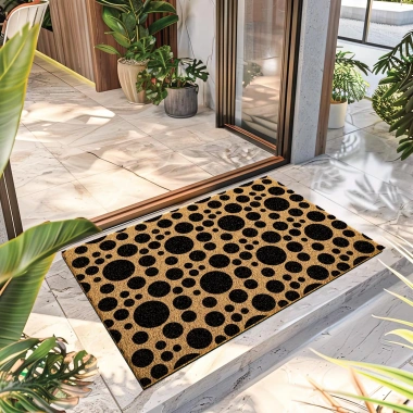 Decovetro Paspas Puantiye Desenli Kapı Önü Paspası 40 x 60 Cm