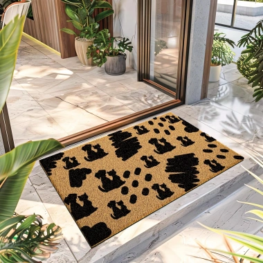 Decovetro Paspas Sevimli Dostlar Desenli Kapı Önü Paspası 40 x 60 Cm