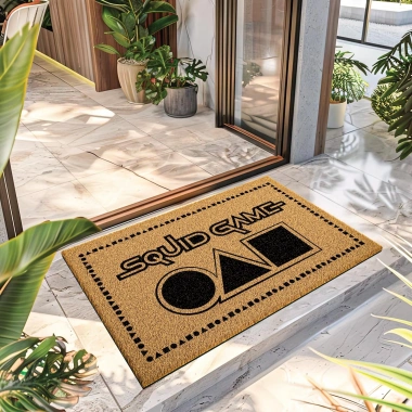 Decovetro Paspas Squid Game kapı önü Paspası40 x 60 Cm