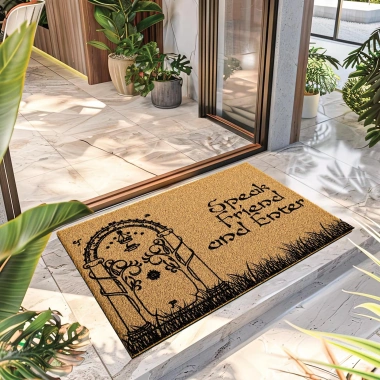 Decovetro Paspas Yüzüklerin Efendisi Desenli40 x 60 Cm