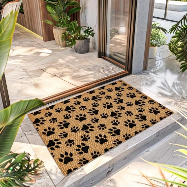 Decovetro Pati Desenli Kapı Önü Halı Paspas 40 x 60 Cm