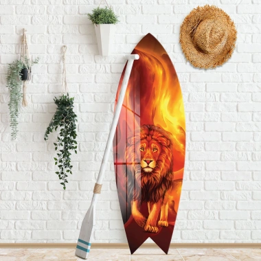 Decovetro ST 4003 Dekoratif Cam Sörf Tahtası 33x100 Cm