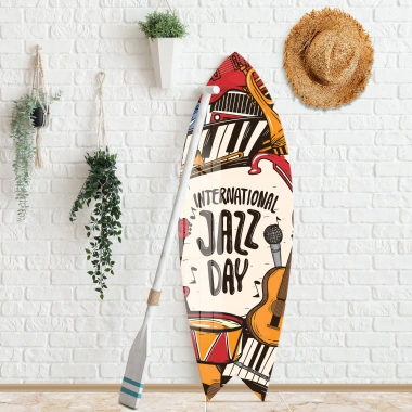 Decovetro ST 4009 Dekoratif Cam Sörf Tahtası 33x100 Cm