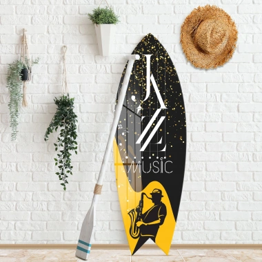 Decovetro ST 4011 Dekoratif Cam Sörf Tahtası 33x100 Cm