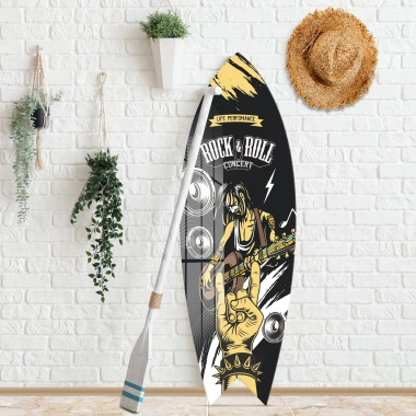 Decovetro ST 4013 Dekoratif Cam Sörf Tahtası 33x100 Cm