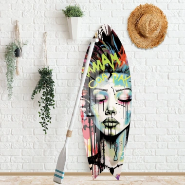 Decovetro ST 4041 Dekoratif Cam Sörf Tahtası 33x100 Cm