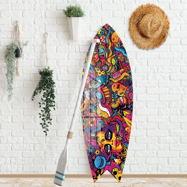 Decovetro ST 4042 Dekoratif Cam Sörf Tahtası 33x100 Cm