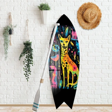 Decovetro ST 4045 Dekoratif Cam Sörf Tahtası 33x100 Cm