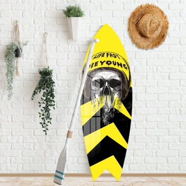 Decovetro ST 4061 Dekoratif Cam Sörf Tahtası 33x100 Cm