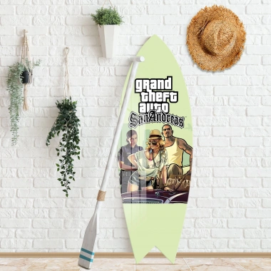 Decovetro ST 4063 Dekoratif Cam Sörf Tahtası 33x100 Cm