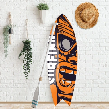 Decovetro ST 4079 Dekoratif Cam Sörf Tahtası 33x100 Cm