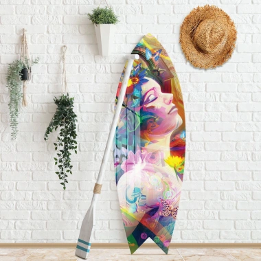 Decovetro ST 4091 Dekoratif Cam Sörf Tahtası 33x100 Cm