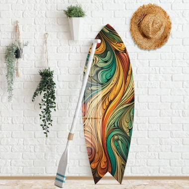 Decovetro ST 4117 Dekoratif Cam Sörf Tahtası 33x100 Cm