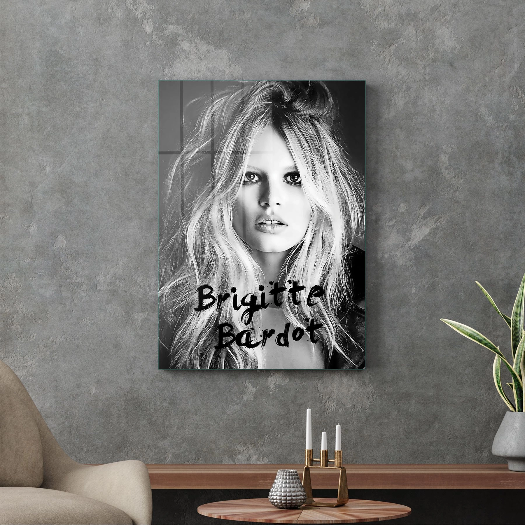 Decovetro Cam Tablo Brigitte Bardot 30x40 cm