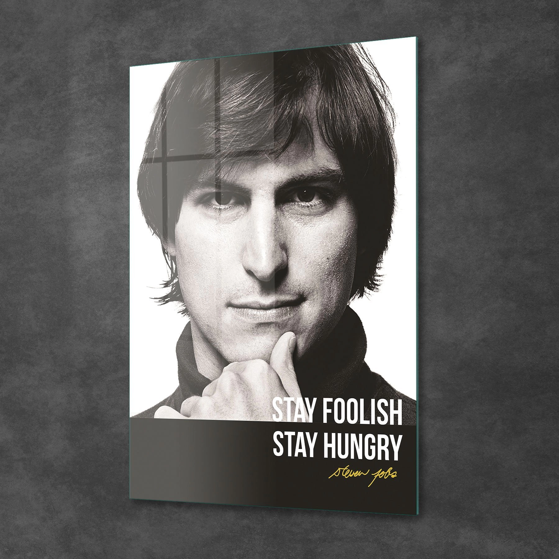Decovetro Cam Tablo Steve Jobs Quotes 30x40 cm