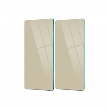 Decovetro Cam Kahve Sofra Sunum Tablası 2li Set 1253 30 x 15 Cm