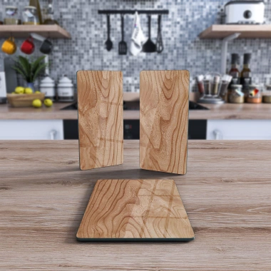 Decovetro Cam Sunum Servis Tabağı 3lü Dikdörtgen Set 1086