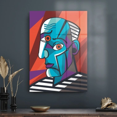 Decovetro Cam Tablo Abstract Portre 70x100 cm