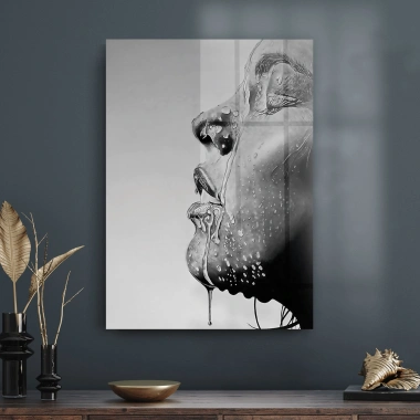 Decovetro Cam Tablo Black Girl 50x70 cm