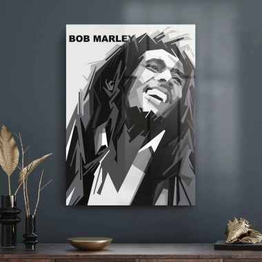 Decovetro Cam Tablo Bob Marley 50x70 cm