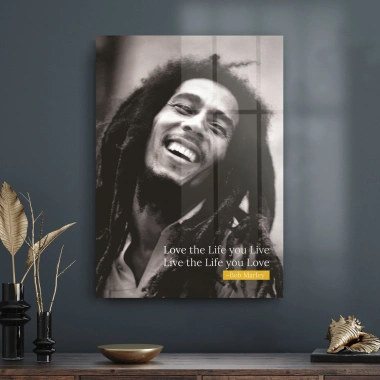 Decovetro Cam Tablo Bob Marley 70x100 cm