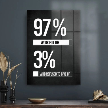 Decovetro Cam Tablo Ofisinize Özel 50x70 cm