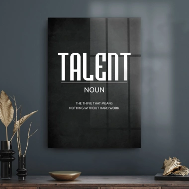 Decovetro Cam Tablo Ofisinize Özel Talent 50x70 cm