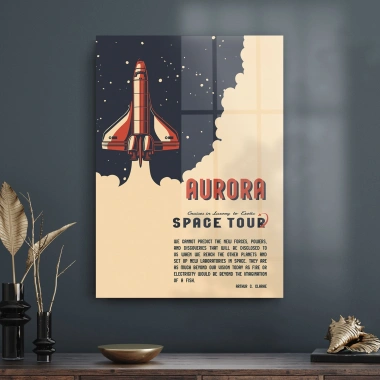 Decovetro Cam Tablo Space Adventure 70x100 cm