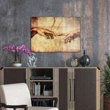 Decovetro Cam Tablo Touch of God 50x70 cm