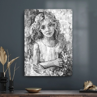 Decovetro Cam Tablo Yağlı Boya Sanatsal 50x70 cm